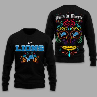 Detroit Lions | Premium NFL Day of the Dead 3D Shirt