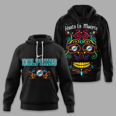 Miami Dolphins | Premium NFL Day of the Dead 3D Shirt