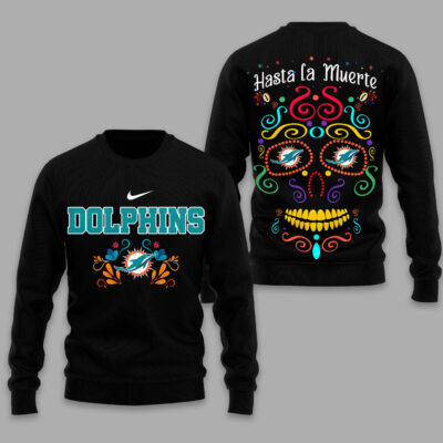 Miami Dolphins | Premium NFL Day of the Dead 3D Shirt