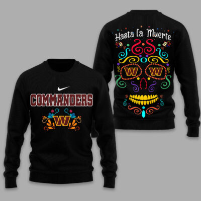 Washington Commanders | Premium NFL Day of the Dead 3D Shirt
