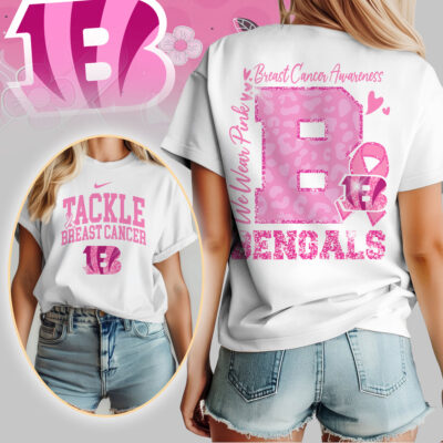 Cincinnati Bengals | We Wear Pink Support T-Shirt
