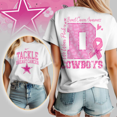 Dallas Cowboys | We Wear Pink Support T-Shirt