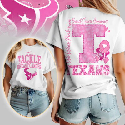 Houston Texans | We Wear Pink Support T-Shirt
