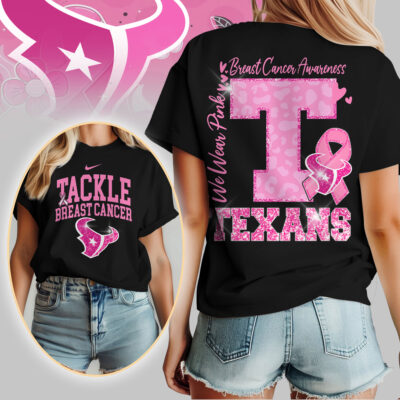 Houston Texans | We Wear Pink Support T-Shirt