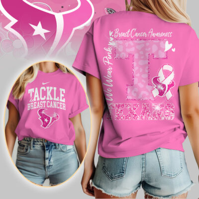 Houston Texans | We Wear Pink Support T-Shirt