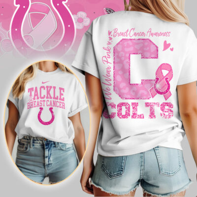 Indianapolis Colts | We Wear Pink Support T-Shirt