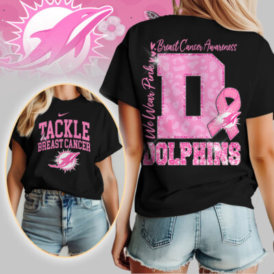 Miami Dolphins | We Wear Pink Support T-Shirt