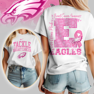 Philadelphia Eagles | We Wear Pink Support T-Shirt