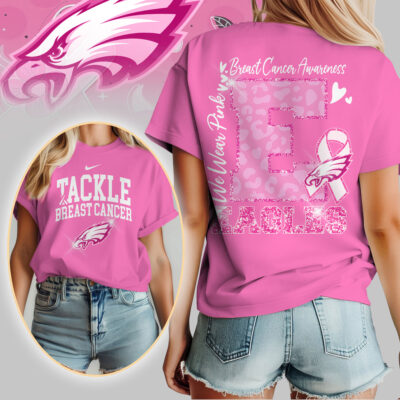 Philadelphia Eagles | We Wear Pink Support T-Shirt
