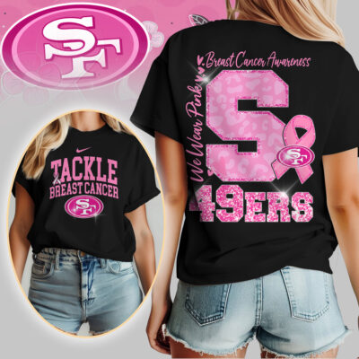 San Francisco 49ers | We Wear Pink Support T-Shirt