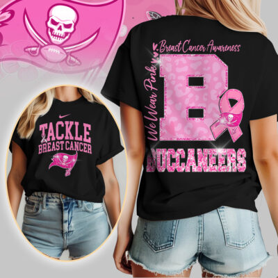 Tampa Bay Buccaneers | We Wear Pink Support T-Shirt