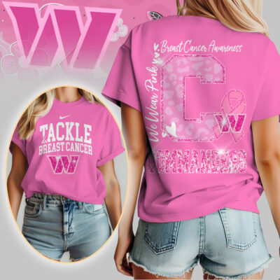 Washington Commanders | We Wear Pink Support T-Shirt