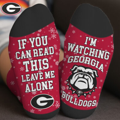 Georgia Bulldogs | Premium NCAA Im Watching Football Socks