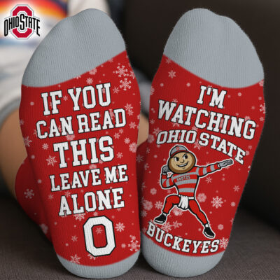 Ohio State Buckeyes | Premium NCAA Im Watching Football Socks