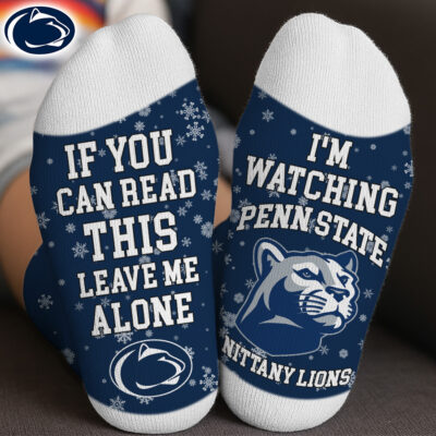 Penn State Nittany Lions | Premium NCAA Im Watching Football Socks