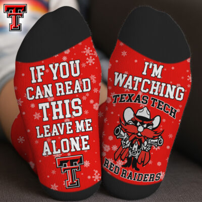 Texas Tech Red Raiders | Premium NCAA Im Watching Football Socks