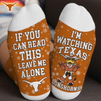 Texas Longhorns | Premium NCAA Im Watching Football Socks