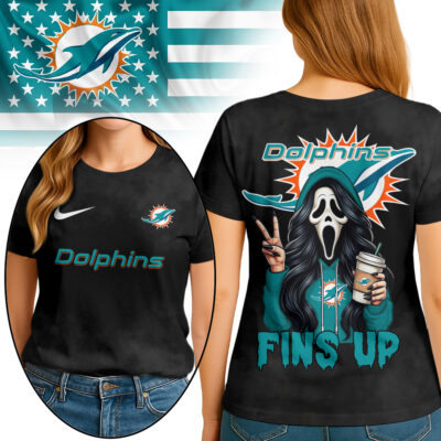Miami Dolphins | Premium NFL Ghostface 3D Shirt