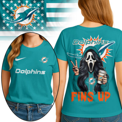 Miami Dolphins | Premium NFL Ghostface 3D Shirt