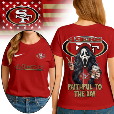 San Francisco 49ers | Premium NFL Ghostface 3D Shirt