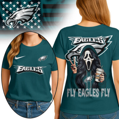 Philadelphia Eagles | Premium NFL Ghostface 3D Shirt