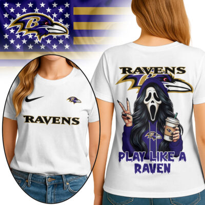 Baltimore Ravens | Premium NFL Ghostface 3D Shirt