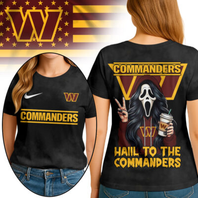 Washington Commanders | Premium NFL Ghostface 3D Shirt