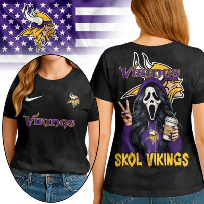 Minnesota Vikings | Premium NFL Ghostface 3D Shirt