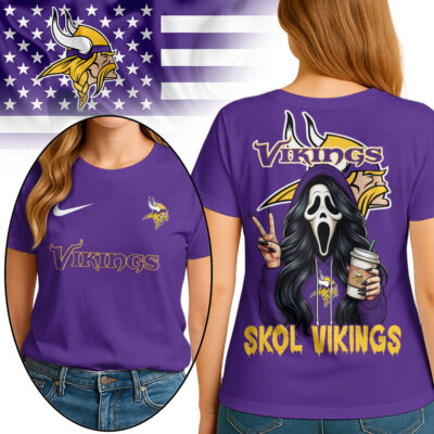 Minnesota Vikings | Premium NFL Ghostface 3D Shirt