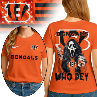 Cincinnati Bengals | Premium NFL Ghostface 3D Shirt