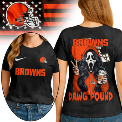 Cleveland Browns | Premium NFL Ghostface 3D Shirt