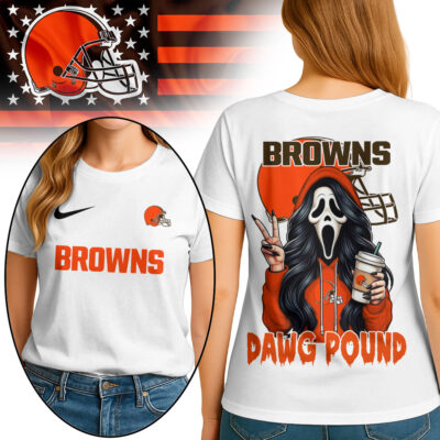 Cleveland Browns | Premium NFL Ghostface 3D Shirt