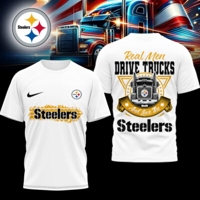 Pittsburgh Steelers | Premium NFL Real Men Drive Trucks Shirt