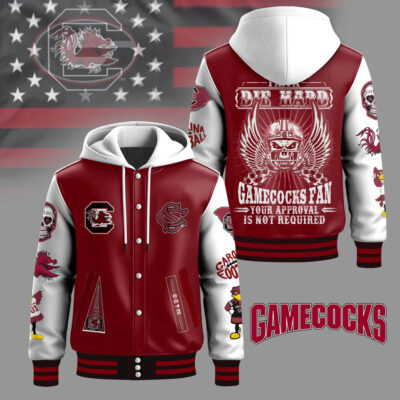 South Carolina Gamecocks | Premium NCAA Die Hard Fan Hooded Baseball Jacket