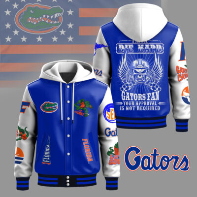 Florida Gators | Premium NCAA Die Hard Fan Hooded Baseball Jacket