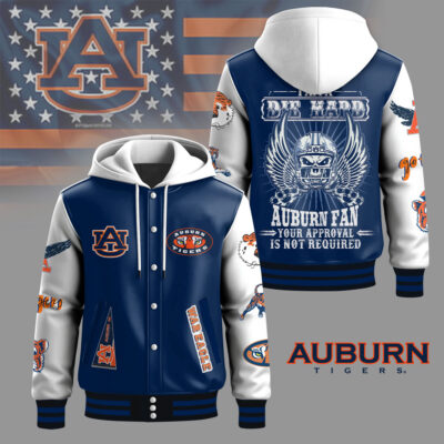 Auburn Tigers | Premium NCAA Die Hard Fan Hooded Baseball Jacket