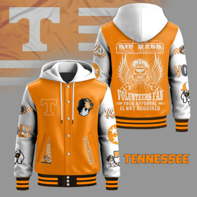 Tennessee Volunteers | Premium NCAA Die Hard Fan Hooded Baseball Jacket