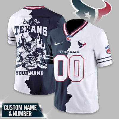 Houston Texans | Premium NFL Flame Warrior Football Jersey - M