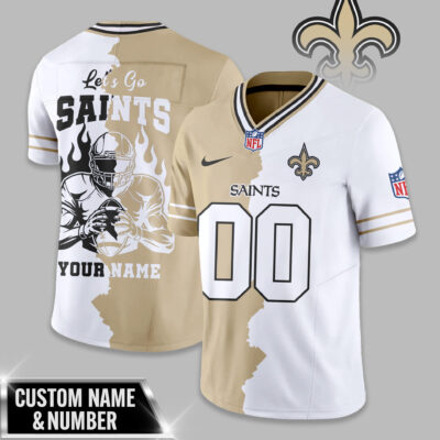 New Orleans Saints | Premium NFL Flame Warrior Football Jersey