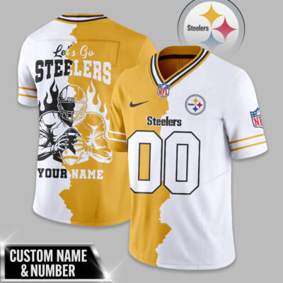 Pittsburgh Steelers | Premium NFL Flame Warrior Football Jersey