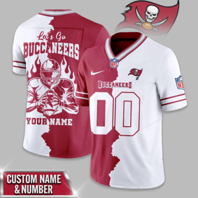 Tampa Bay Buccaneers | Premium NFL Flame Warrior Football Jersey - 2XL