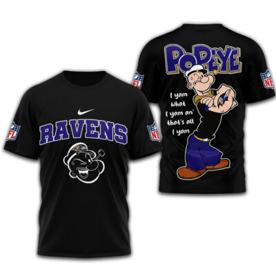 Baltimore Ravens | Premium NFL I Yam What I Yam Shirt