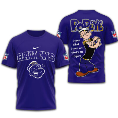 Baltimore Ravens | Premium NFL I Yam What I Yam Shirt