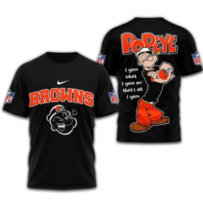 Cleveland Browns | Premium NFL I Yam What I Yam Shirt