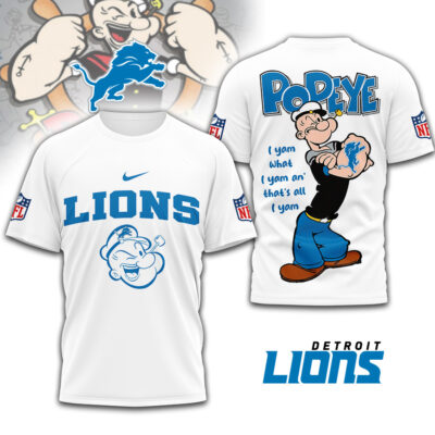 Detroit Lions | Premium NFL I Yam What I Yam Shirt