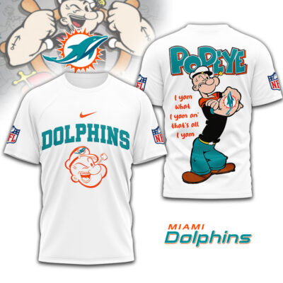 Miami Dolphins | Premium NFL I Yam What I Yam Shirt