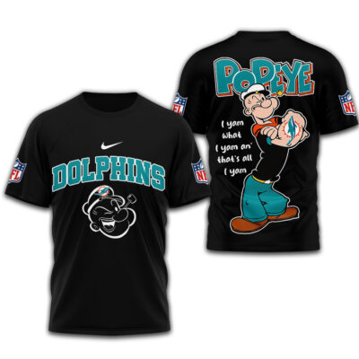 Miami Dolphins | Premium NFL I Yam What I Yam Shirt