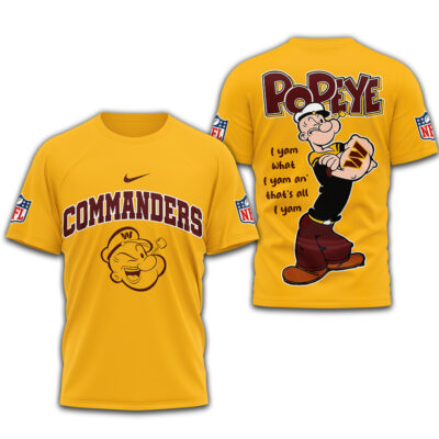 Washington Commanders | Premium NFL I Yam What I Yam Shirt