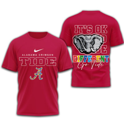 Alabama Crimson Tide | Premium NCAA Its Ok To Be Different Shirt