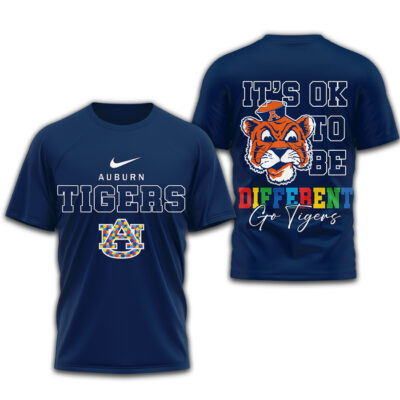 Auburn Tigers | Premium NCAA Its Ok To Be Different Shirt